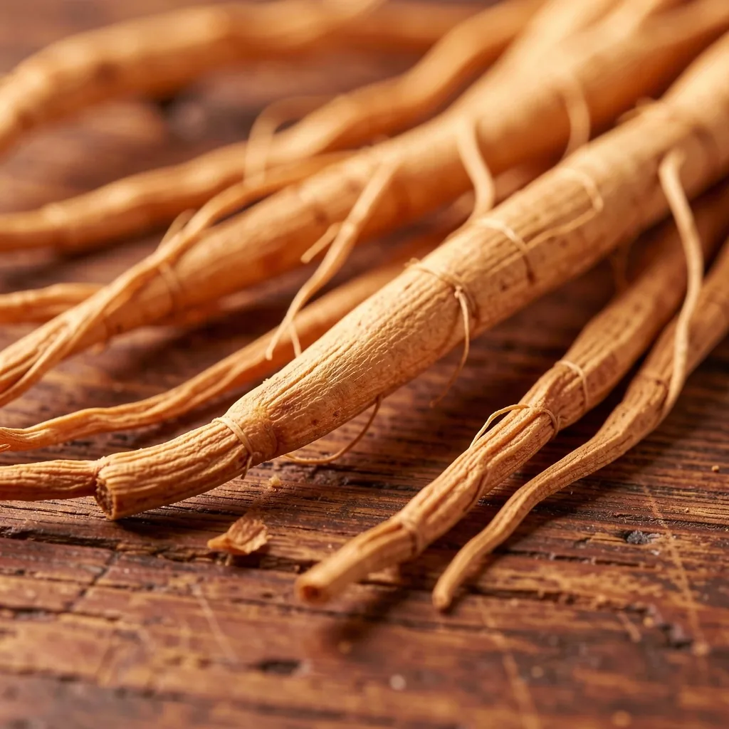 Dried ginseng root