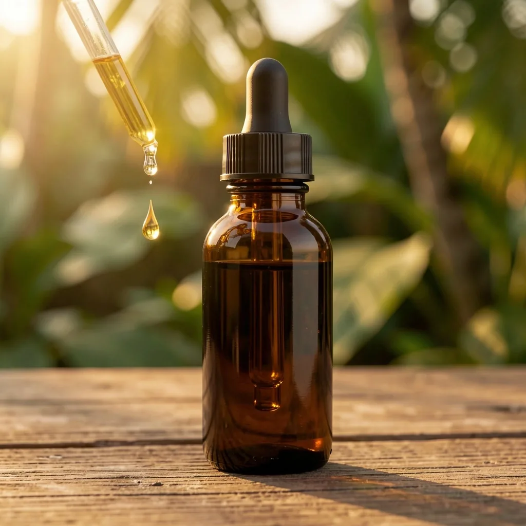 Liquid tincture bottle