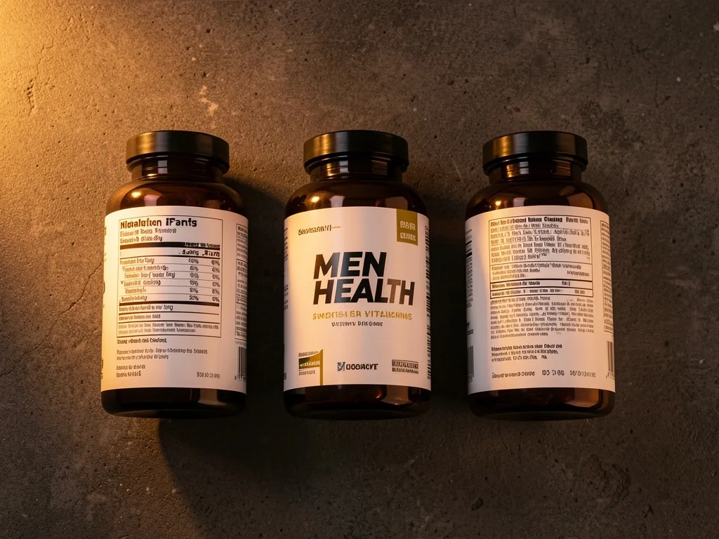 Three supplement bottles compared side by side