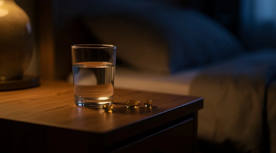 Dark minimalist bedroom for restorative sleep