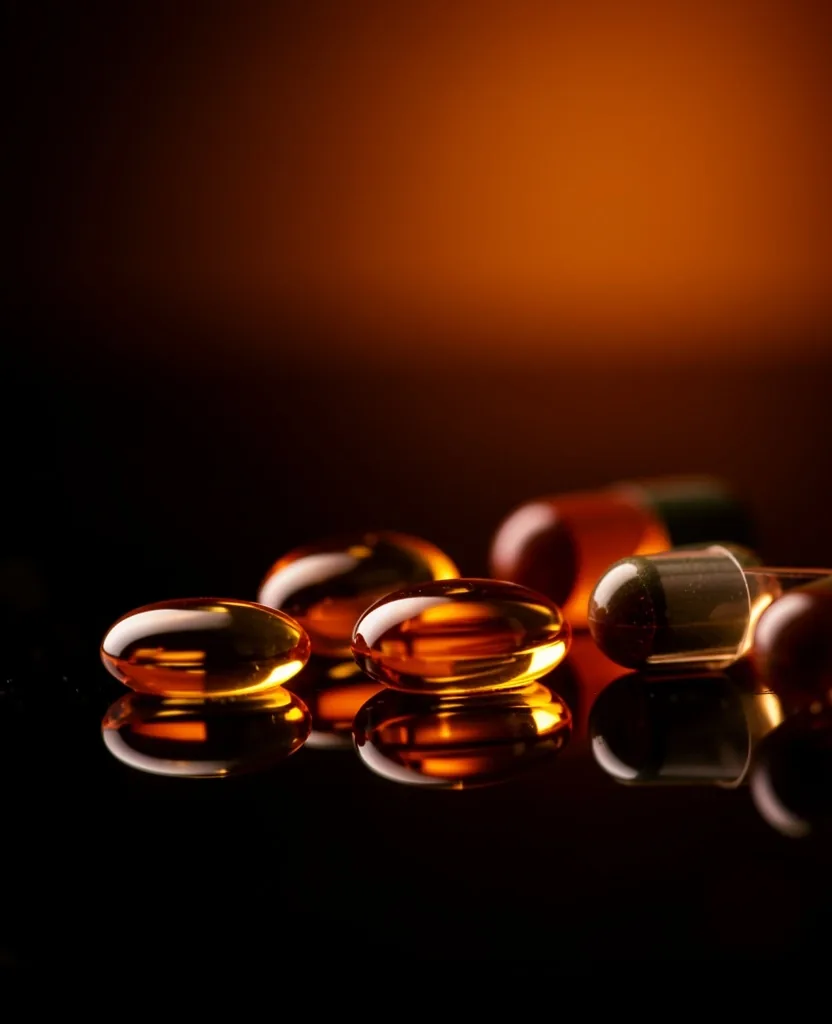 Natural supplement capsules and botanical extracts